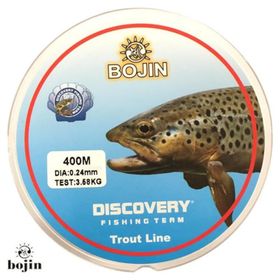 Bojin 0.24 mm 400 m Şeffaf Alabalık Misinası