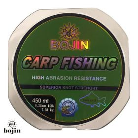 Bojin Yeşil 0.32 mm 450 m Sazan Misinası