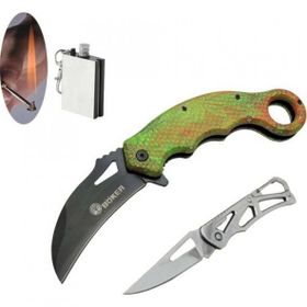Böker 471B Kamp Bukalemun 20 cm Bıçak Set