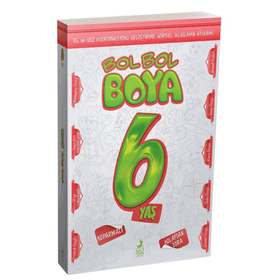 Bol Bol Boya 6 Yaş - Boyama Kitabı