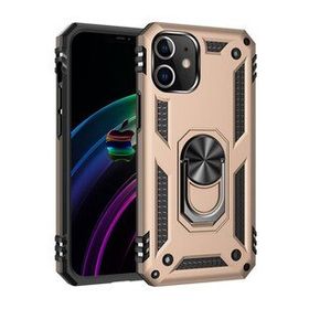 Bol Çeşit Iphone 12 Gold Mini Sofya Yüzüklü Silikon Kapak Kılıf