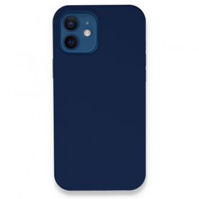 Bol Çeşit Iphone 12 Lacivert Lansman Legant Silikon Kılıf