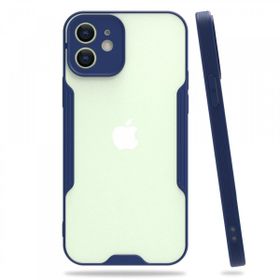 Bol Çeşit iPhone 12 Platin Lacivert Silikon Kılıf