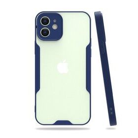 Bol Çeşit iPhone 12 Platin Lacivert Silikon Kılıf