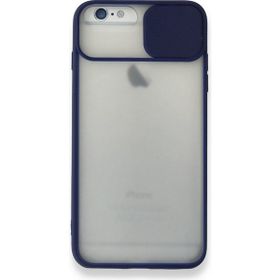 Bol Çeşit iPhone 6 Palm Buzlu Kamera Sürgülü Lacivert Silikon Kılıf