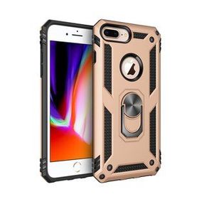 Bol Çeşit iPhone 7 Plus Sofya Yüzüklü Gold Silikon Kapak Kılıf
