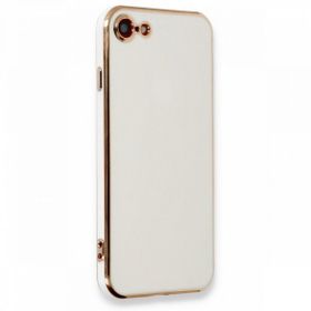Bol Çeşit iPhone 7 Volet Beyaz Silikon Kılıf