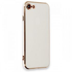 Bol Çeşit iPhone 7 Volet Beyaz Silikon Kılıf