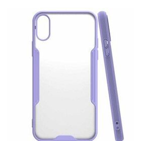Bol Çeşit iPhone X Platin Lila Silikon Kılıf