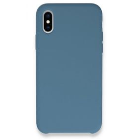Bol Çeşit iPhone XS Max Lansman Legant Açık Mavi Silikon Kılıf