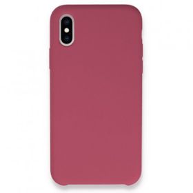 Bol Çeşit iPhone XS Max Lansman Legant Fuşya Silikon Kılıf