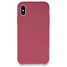 Bol Çeşit iPhone XS Max Lansman Legant Fuşya Silikon Kılıf