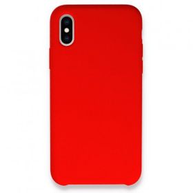 Bol Çeşit iPhone XS Max Lansman Legant Kırmızı Silikon Kılıf