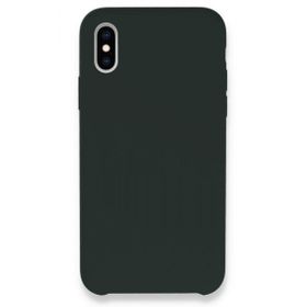 Bol Çeşit iPhone XS Max Lansman Legant Koyu Yeşil Silikon Kılıf