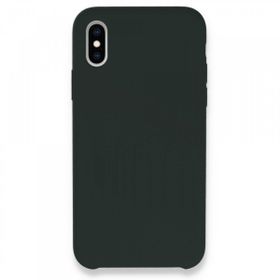 Bol Çeşit iPhone XS Max Lansman Legant Koyu Yeşil Silikon Kılıf