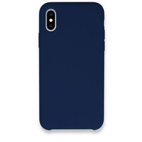Bol Çeşit iPhone XS Max Lansman Legant Lacivert Silikon Kılıf
