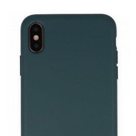 Bol Çeşit iPhone XS Max Nano İçi Kadife Koyu Yeşil Silikon Kılıf