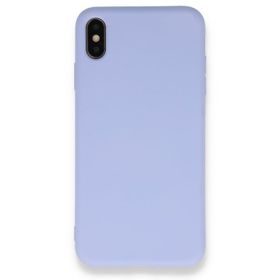 Bol Çeşit iPhone XS Max Nano İçi Kadife Lila Silikon Kılıf