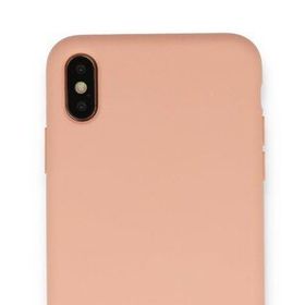 Bol Çeşit iPhone XS Max Nano İçi Kadife Pembe Silikon Kılıf
