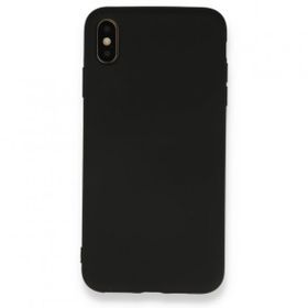 Bol Çeşit iPhone XS Max Nano İçi Kadife Siyah Silikon Kılıf