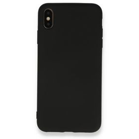 Bol Çeşit iPhone XS Max Nano İçi Kadife Siyah Silikon Kılıf