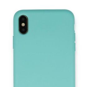 Bol Çeşit iPhone XS Max Nano İçi Kadife Turkuaz Silikon Kılıf