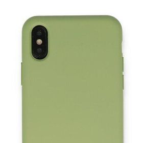 Bol Çeşit iPhone XS Max Nano İçi Kadife Yeşil Silikon Kılıf