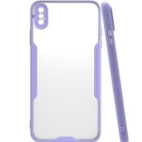 Bol Çeşit iPhone XS Max Platin Lila Silikon Kılıf