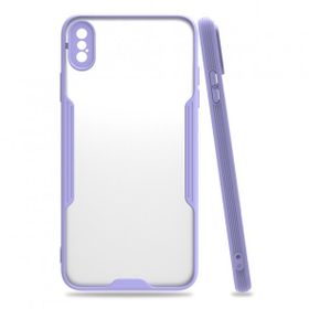 Bol Çeşit iPhone XS Max Platin Lila Silikon Kılıf