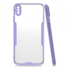 Bol Çeşit iPhone XS Max Platin Lila Silikon Kılıf
