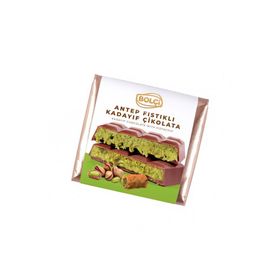 Bolçi 100 gr Fıstıklı Kadayıf Dolgulu Sütlü Dubai Çikolatası
