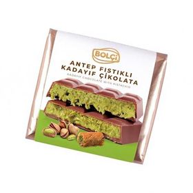 Bolçi 100 gr Fıstıklı Kadayıf Dolgulu Sütlü Dubai Çikolatası
