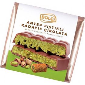 Bolçi 100 gr Fıstıklı Kadayıf Dolgulu Sütlü Dubai Çikolatası