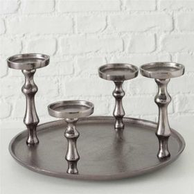 Boltze Home BO 2013363 Dekoratif Aksesuar 4'lü Mumluk