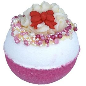 Bomb Cosmetics Scarlet Ribbons Blaster Bergamot ve Zencefil Yağı Özlü 160 gr Banyo Topu