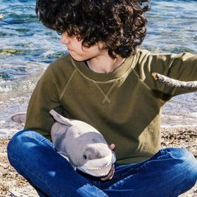 Bon Ton Toys 15176021 WWF Beyaz Köpekbalığı 38 cm Peluş Oyuncak