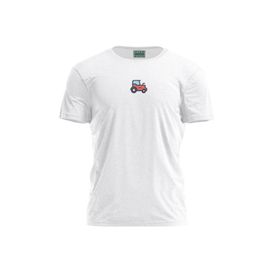 Bona Basics BUTSWİ-104697 Beyaz Erkek T-shirt