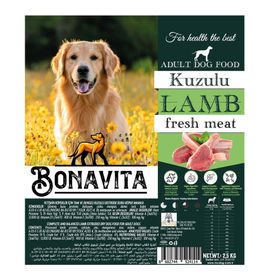 Bona Vita 4x2,5 kg Kuzu Etli Köpek Kuru Maması