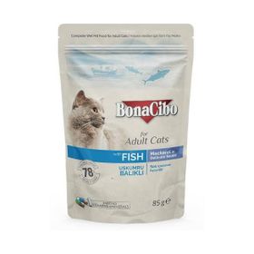 BonaCibo Balıklı Pouch 85 gr Kedi Konservesi