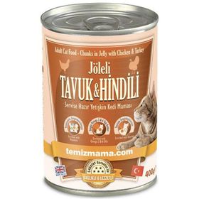 BonaCibo Jöleli Tavuk ve Hindi Yaş 6x400 gr Kedi Maması