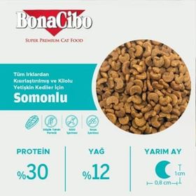 BonaCibo Somonlu 2 kg Kısırlaştırılmış Yetişkin Kedi Maması