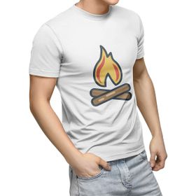 Bonamaison Dijital Baskılı Unisex Yetişkin Beyaz Tişört