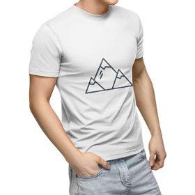 Bonamaison Dijital Baskılı Unisex Yetişkin Beyaz Tişört
