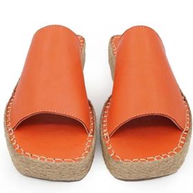 Bonateks DERBTRLKY100242 Turuncu Wedge Kadın Sandalet