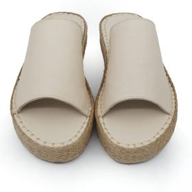 Bonateks FRRBTRLK100315 Bej Wedge Kadın Sandalet