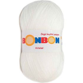 Bonbon 98200 Beyaz Kristal El Örgü Lif İpi