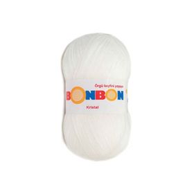 Bonbon 98200 Beyaz Kristal El Örgü Lif İpi