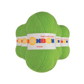 Bonbon 98204 Açık Yeşil 5 Adet Kristal El Örgü Lif İpi