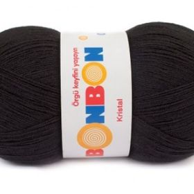 Bonbon 98206 Siyah Kristal Örgü Lif İpi