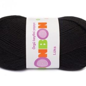 Bonbon 98206 Siyah Lüks Örgü Patik İpi